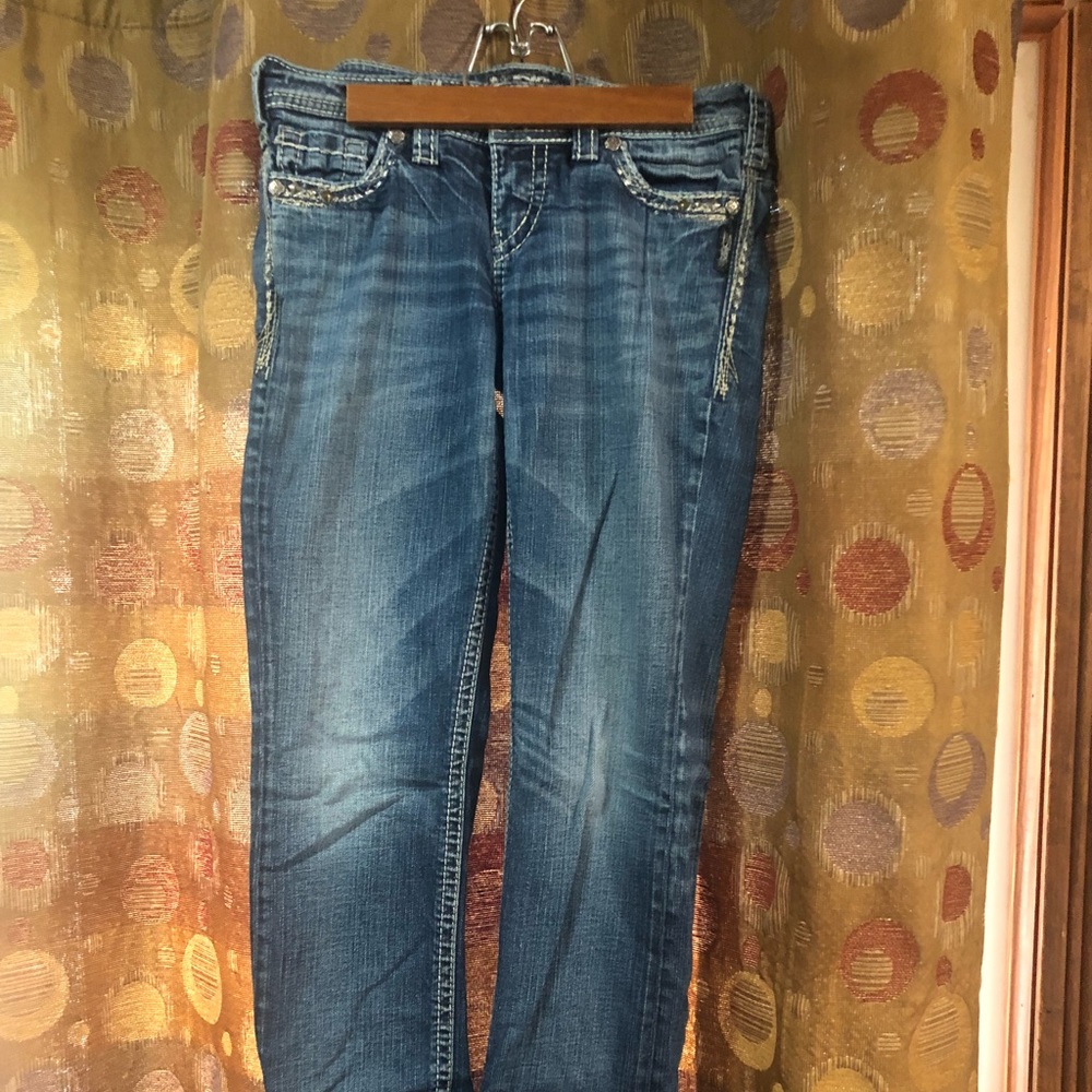 Silver Suki Jeans